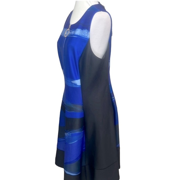 DKNY Scuba Fit And Flare Dress - Picture 4 of 9